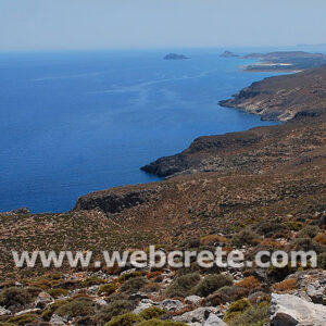 Kato Zakros area with Xerokambos at the background