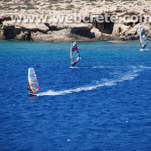 Windsurfing in Tenda, Palekastro