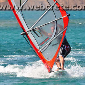 Windsurfing in East Crete