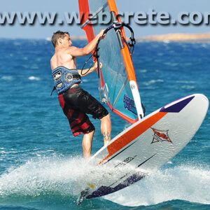 Windsurfing in East Crete