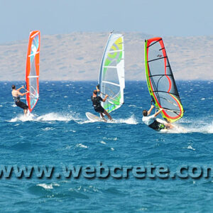 Windsurfing in Kouremenos